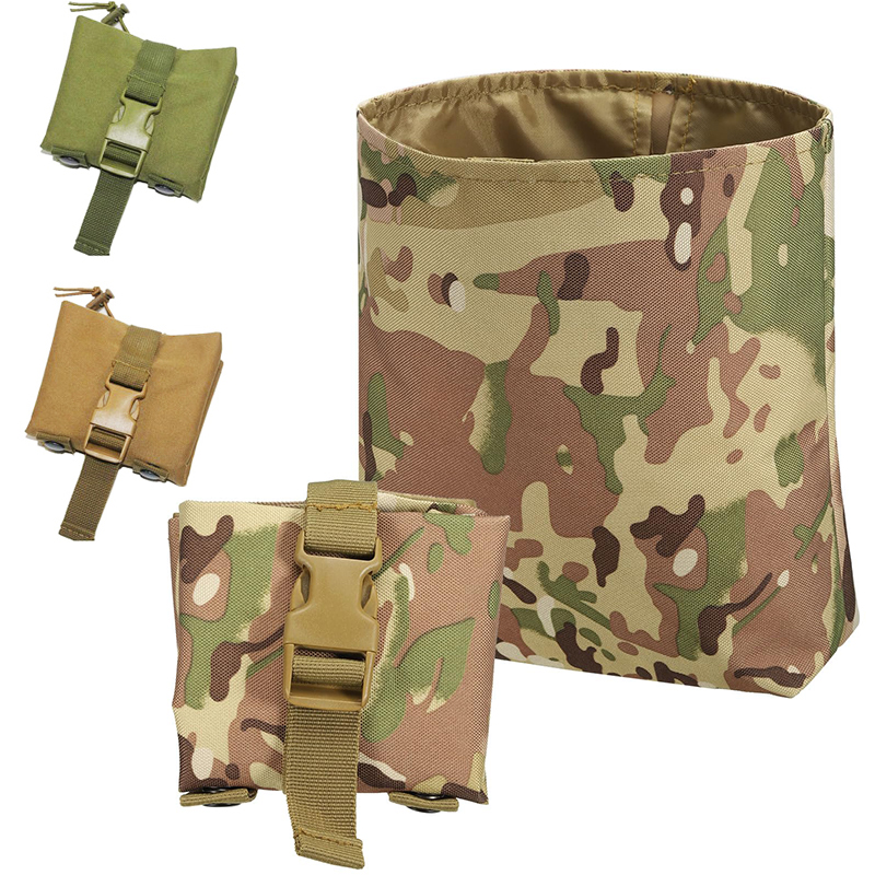 Edc Carry Belt Pouch - 新しいモール式折りたたみ式ダンプドロップマガジンポーチ、アウトドアキャンプハンティングアクセサリー、EDC折りたたみ式リカバリーマグホルスターウエストバッグ