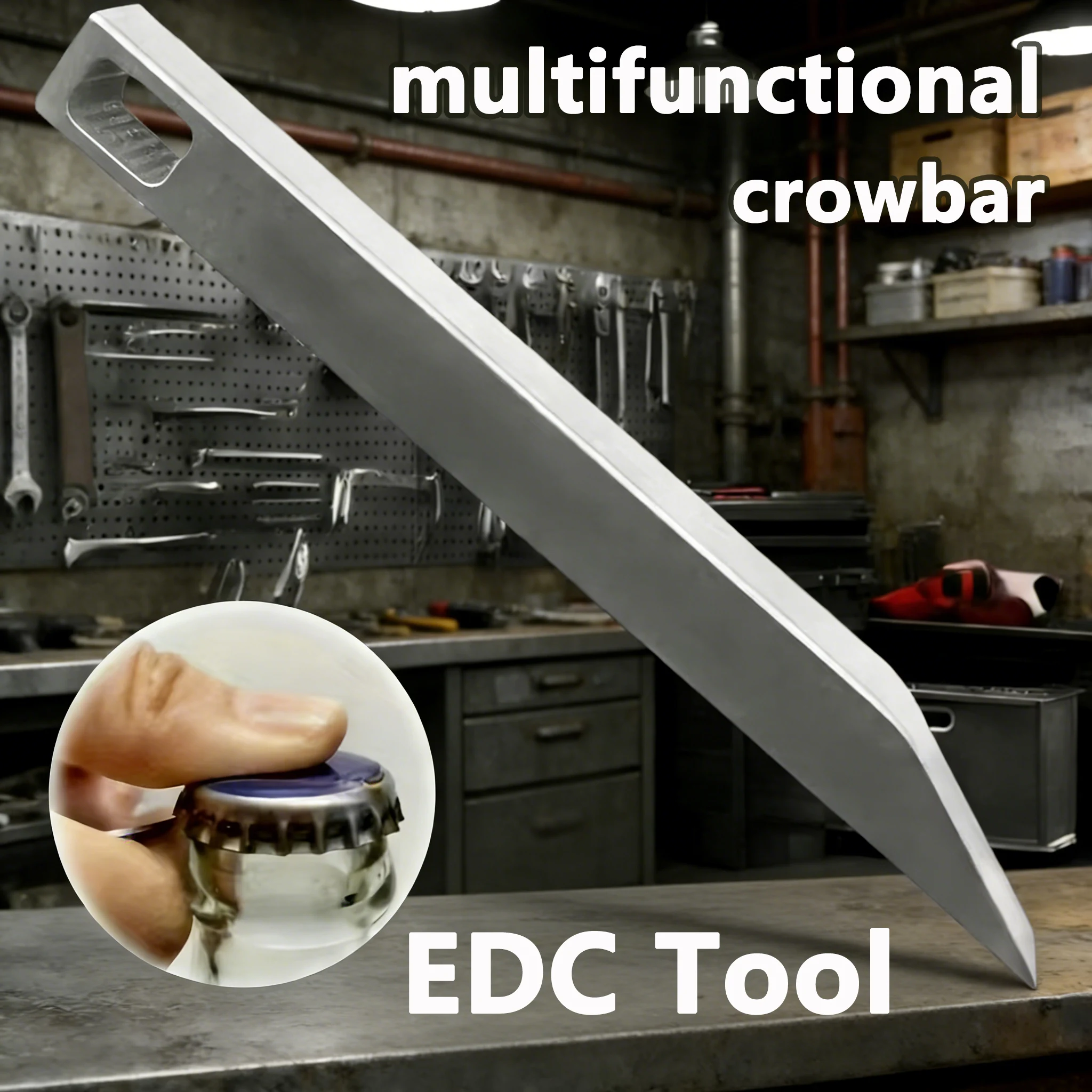 Edc (Every Day Carry - 頑丈なキーホルダー型プライバー、EDCプライバー、毎日の持ち運びに最適な小型ステンレス製キーホルダー、多機能プライバー（鍵用）