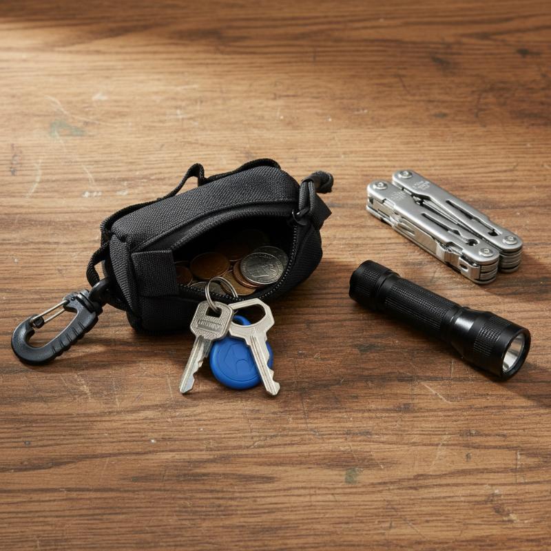 アウトドア EDC ポーチ、ジッパーキーカードホルダー、小さ - Edc Carry Belt Pouch のレビューと価格