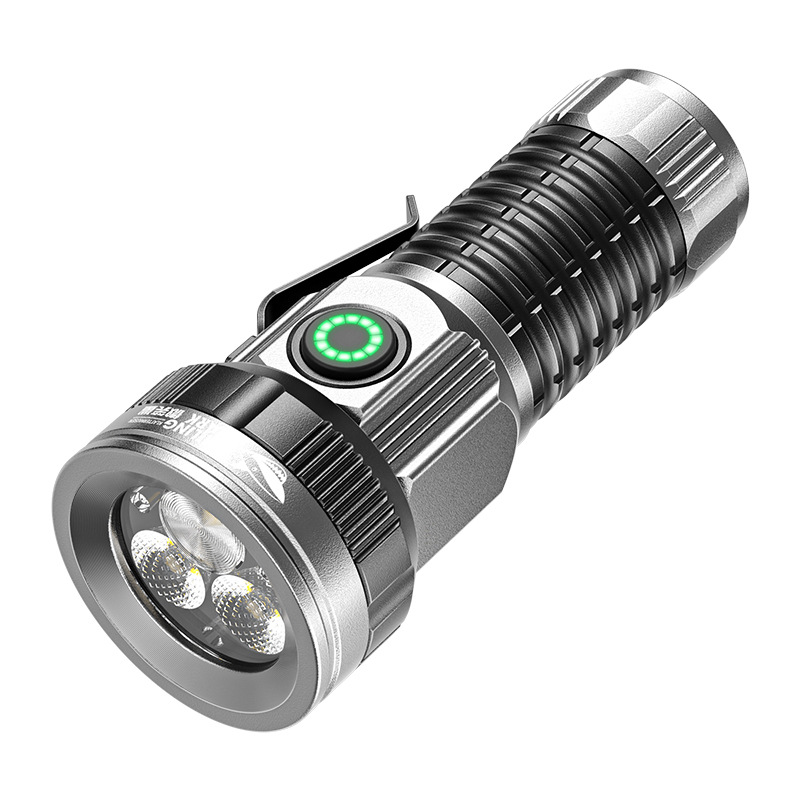 小型の充電式LED懐中電灯,ポータブルポケットトーチ,キャン - Edc (Every Day Carry のレビューと価格