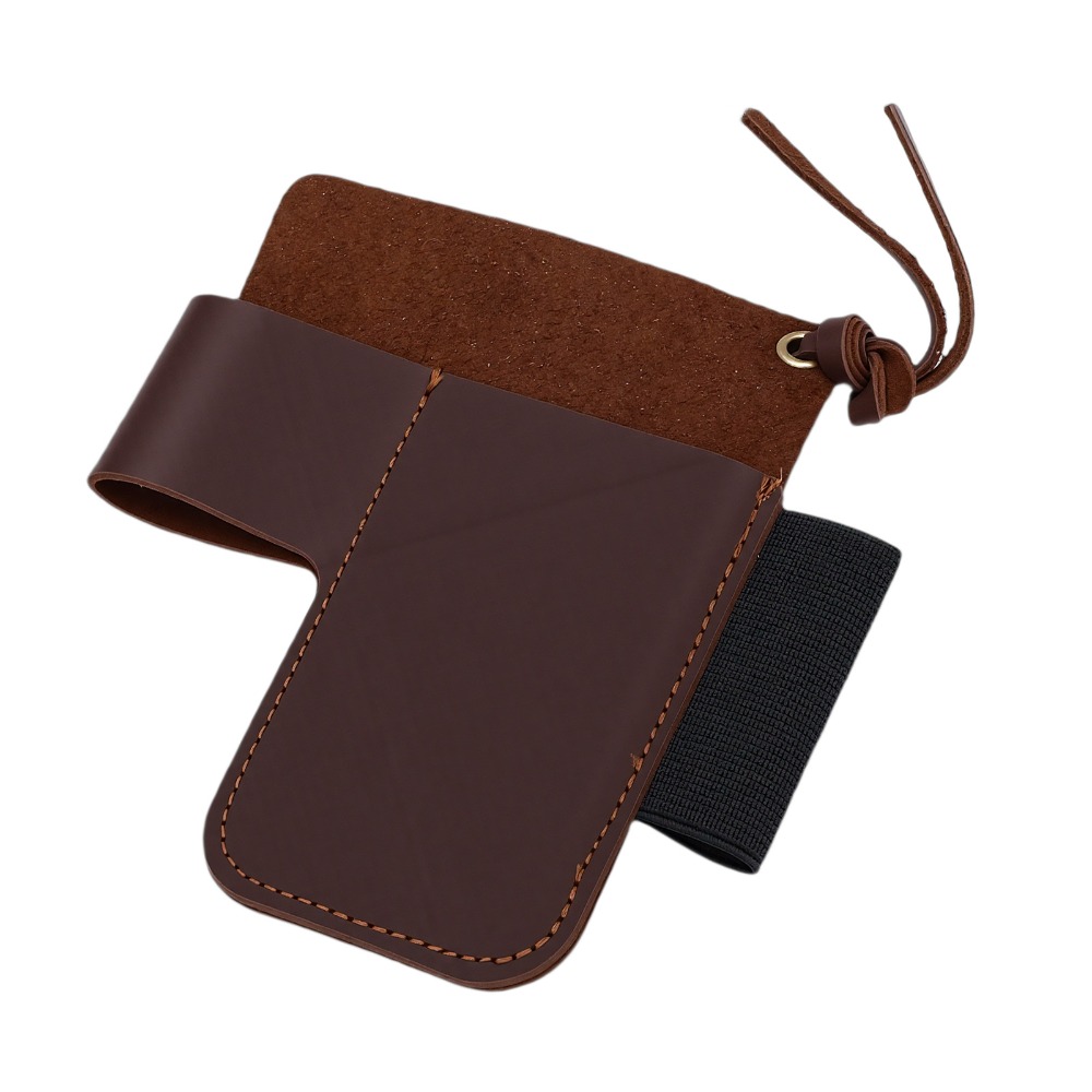耐久性のある牛革製マルチツールシース（ペンループ付き、ブラウ - Leather Edc. Carry Pouch のレビューと価格