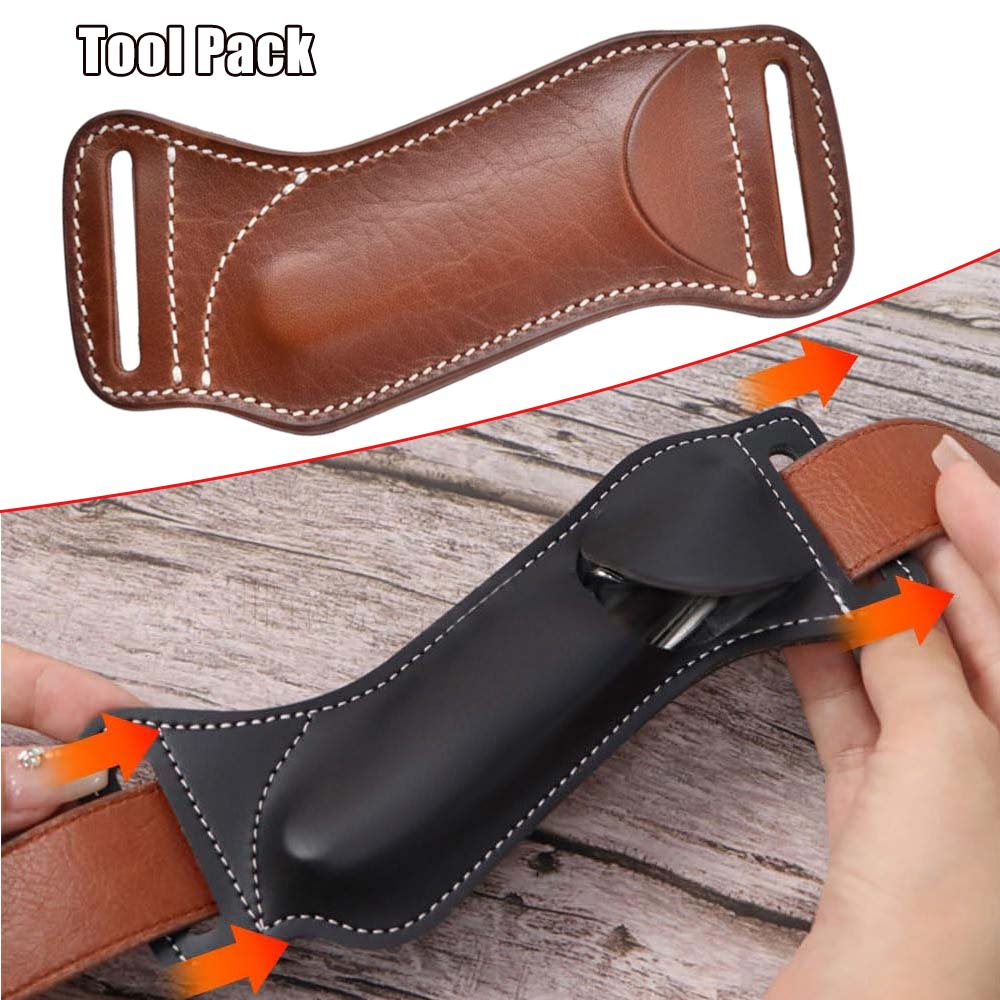 タクティカルツールポーチEDC折りたたみナイフシースウエスト - Leather Edc. Carry Pouch のレビューと価格