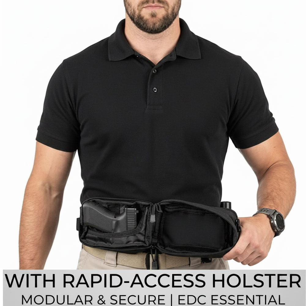 タクティカルピストルバッグ、銃用バッグ、隠しホルスター付き、 - Edc Carry Holster のレビューと価格