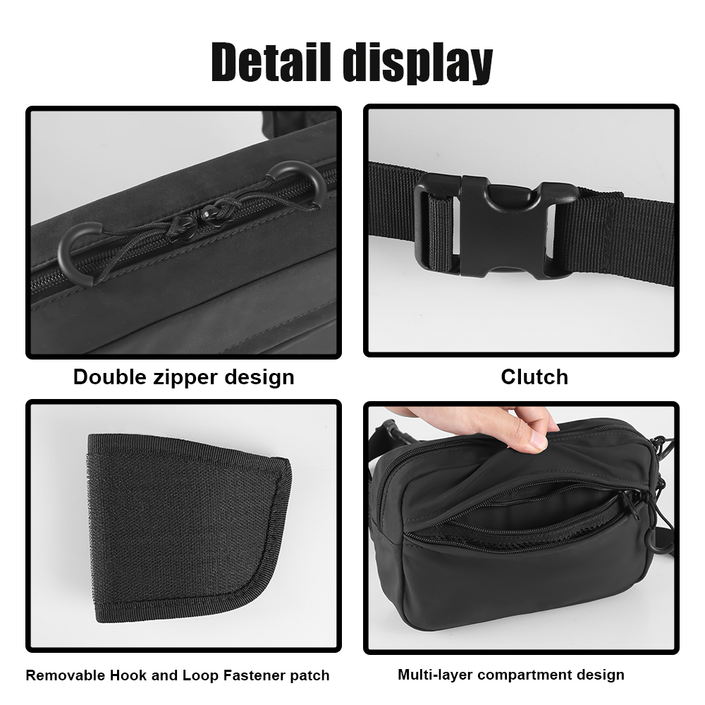 ガンバッグ 隠し携帯用ウエストバッグ タクティカルファニーパ - Edc Carry Holster のレビューと価格
