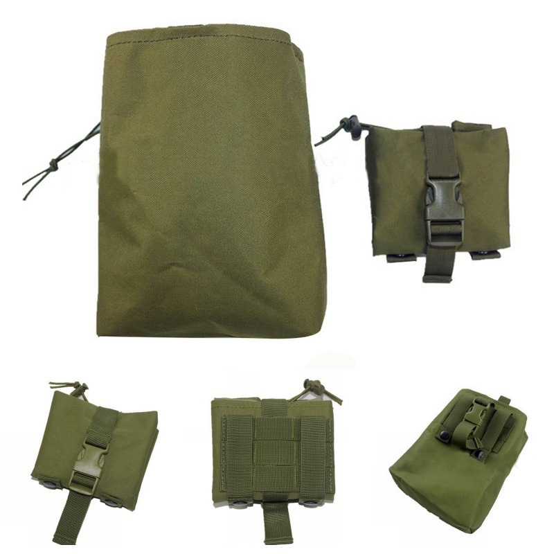 新しいモール式折りたたみ式ダンプドロップマガジンポーチ、アウ - Edc Carry Belt Pouch のレビューと価格
