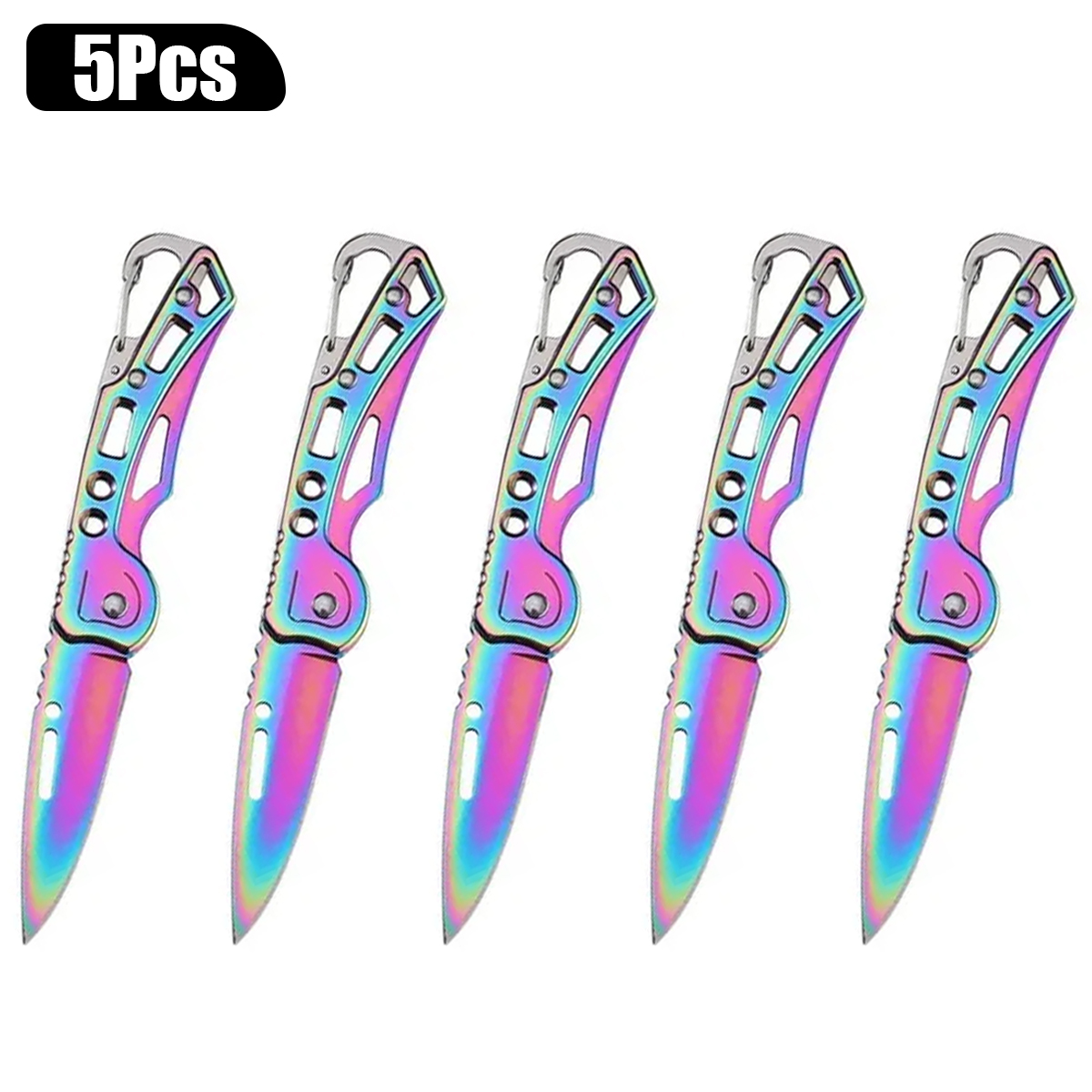 5点セットのカラフルなEDCポケットナイフセット。多機能で実 - Edc Carry Essentials のレビューと価格